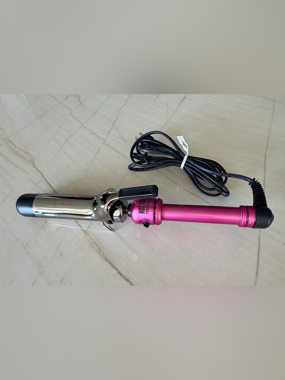 Hot Tools Professional HPK46 1.5” Curling Iron Pink Chrome Salon Styler